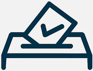Ballot box icon