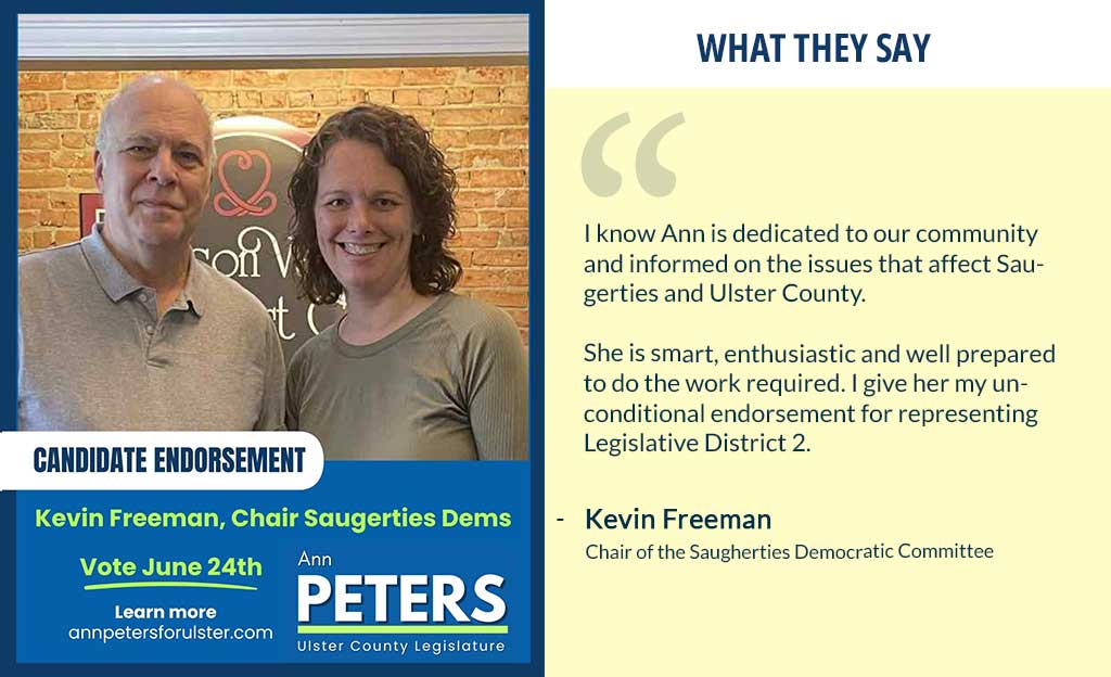 Kevin Freeman and Ann Peters